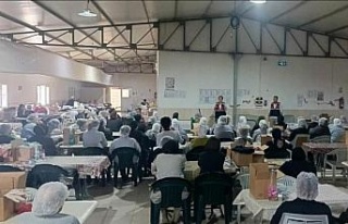 Jandarmadan fabrikadaki kadın çalışanlara bilgilendirme