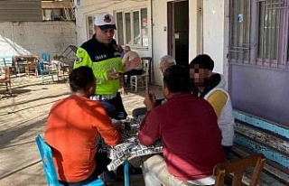 Jandarmadan traktör sürücülerine bilgilendirme