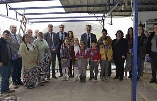 Kaymakam Ateş şehit ailelerine misafir oldu