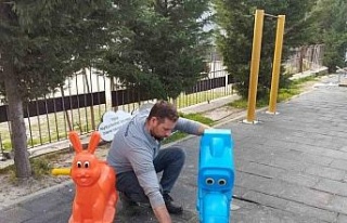 Söke Belediyesi’nden çocuk oyun alanlarında bakım...