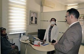 Sultanhisar Kaymakamı Ateş, Devlet Hastanesi’nde...