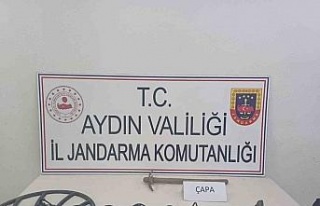 Sultanhisar’da kaçak kazıya jandarma baskını