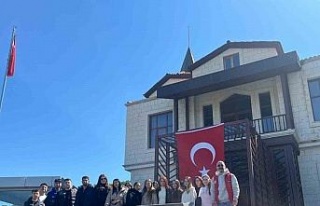 Üniversite öğrencileri tarihe yolculuk yaptı
