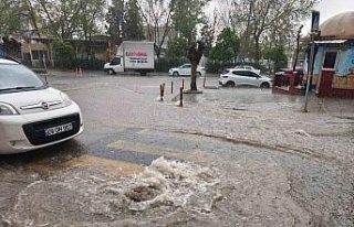 Aydın’da sağanak etkili oldu
