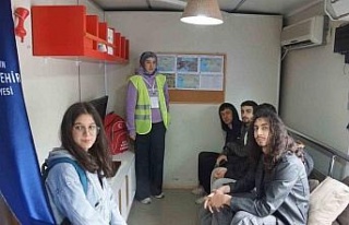 Aydınlılar deprem simülatöründe 7.4 şiddetinde...