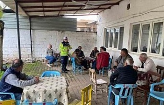 Jandarma ekipleri traktör ve motosiklet sürücülerini...