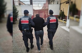Jandarma suç makinesini, kaldığı pansiyonda yakaladı