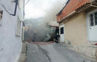 Söke’de elektrikli şofbenden çıkan yangın korkuttu
