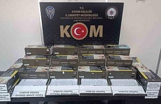 Aydın’da 9 bin 200 adet makaron ele geçirildi