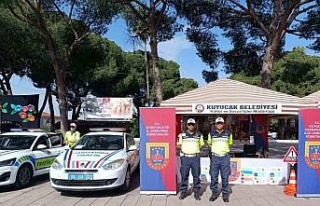 Jandarmadan öğrencilere trafik bilinci eğitimi