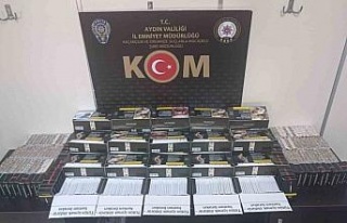 Aydın’da 13 bin 680 adet doldurulmuş makaron ele...