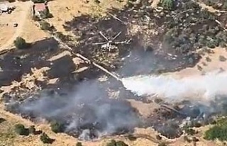 Çine’deki alevlerin etrafı çevrildi