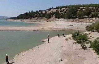 Jandarmadan baraj ve ormanlık alanda dron destekli...