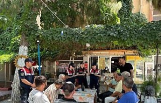 Jandarmadan Koçarlı’da vatandaşlara bilgilendirme
