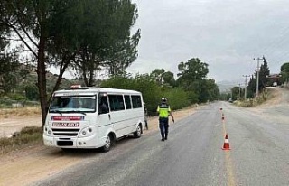 Aydın’da jandarmadan trafik denetimi