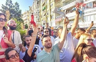 Aydın’da ’topuklu’ eylem