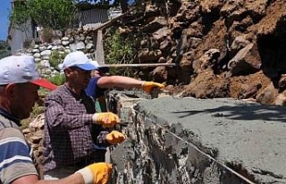 Bozdoğan Belediyesi, Kazandere’ye kalıcı çözüm...