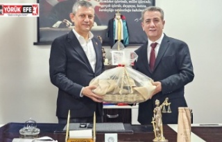 CHP LİDERİ ÖZEL BAŞKAN YETİŞKİN’İ ZİYARET...