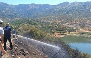 Dumanı gören bölgeye koştu, yangın kısa sürede...