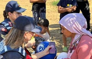 İncir hasadı yapan kadınlara KADES tanıtıldı