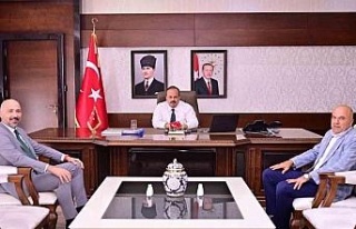 Başkan Arıkan, Vali Canbolat ile bir araya geldi