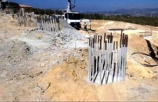 Çökme yaşanan karayolunda çalışmalar aralıksız...