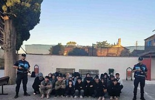 Didim’de 23 düzensiz göçmen yakalandı