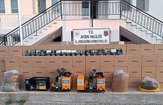 Didim’de kaçak tütün operasyonu