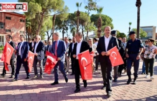 EFE TORUNU VALİ KAYHAN KAVAS'TAN BAŞKAN YETİŞKİN'E...