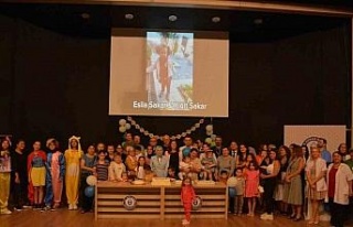 Hastanede tedavi gören çocuklara doğum günü sürprizi