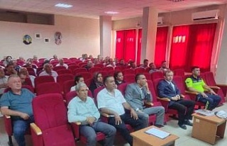 Karacasu’da okul servisi eğitimi