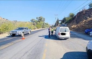 Köşk’te jandarmadan trafik denetimi
