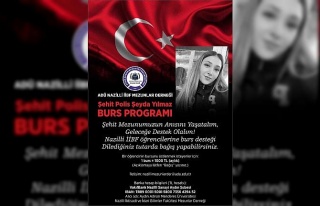 Şehit Polis Şeyda Yılmaz’ın adı burs programıyla...