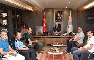 Yeni müdürlerden Başkan Zencirci’ye teşekkür