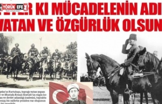 Yeter Ki Mücadelenin Adı Vatan Ve Özgürlük Olsun