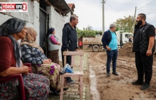Başkan Yetişkin Felaket Bölgesinde İncelemelerde...