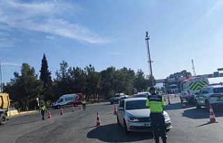 Germencik’te havadan trafik denetimi