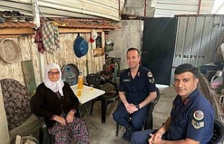 Jandarmadan gazi ve şehit ailelerine vefa