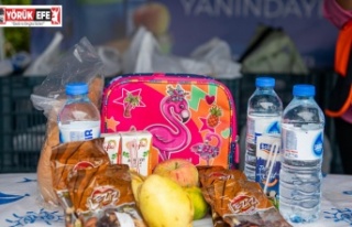 Kuşadası Belediyesi Beslenme Çantalarını Doldurmaya...