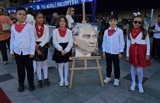Nazilli’de ‘Cumhuriyet Çocukları Resim Sergisi’...