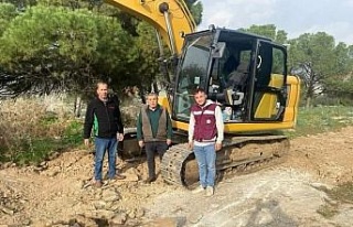 Burunköy’de yangın yolları açılıyor