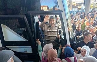 Çineli umreciler kutsal topraklara uğurlandı