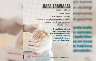 Çocuklarda kafa travmasına dikkat