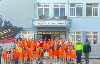 Köşk’te 70 öğrenci trafik dedektifi oldu