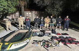 Kuşadası’nda yasa dışı geçiş hazırlığındaki...