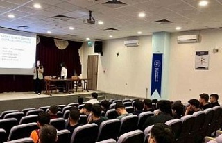 Öğrenciler kadına yönelik şiddet konusunda bilgilendirildi