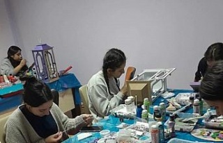 Sultanhisar’da yurtta kalan öğrenciler, yeteneklerini...