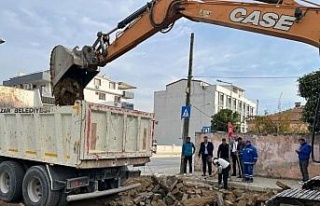 Yenipazar’da yol çalışmaları hızlandı