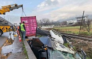 Genç sürücünün hayatını kaybettiği feci kazanın...