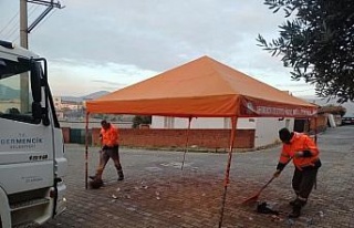 Germencik’te temizlik çalışmaları devam ediyor